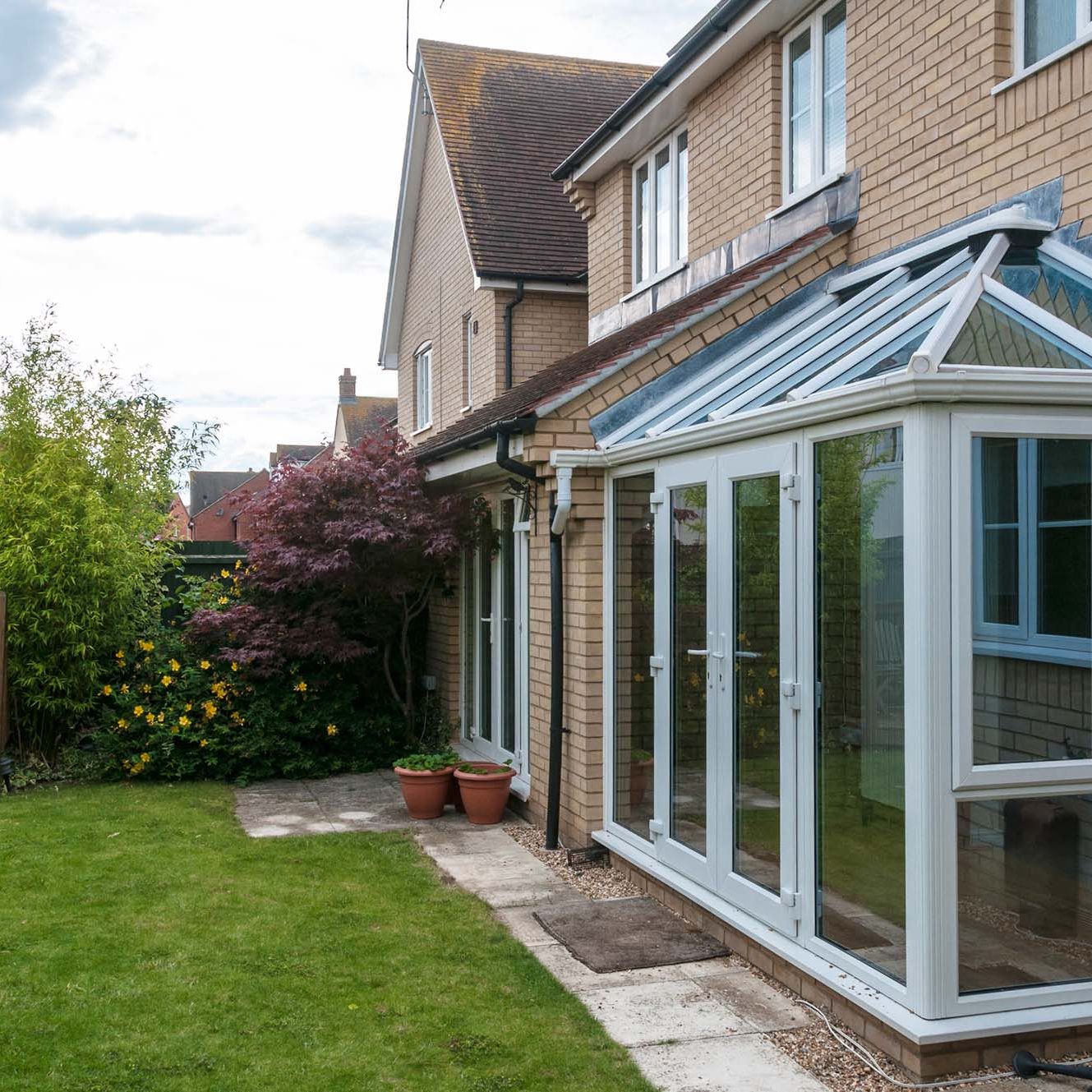 Small rectangle sunroom extension